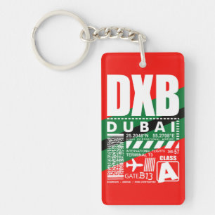 Porte-clés Aéroport DXB de Dubaï