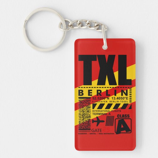 Porte-clés Aéroport TXL Tegel Berlin (Devant)