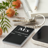 Porte-clés AES 2026 Designs (Devant droit)