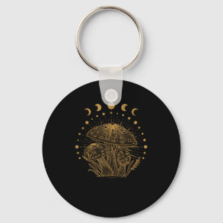 Porte-clés Aesthetic Mushroom Cottage Goblincore
