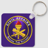 Porte-clés Affaires civiles (Dos)