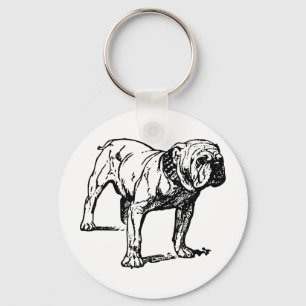 Porte-clés Affaires de chien de bouledogue