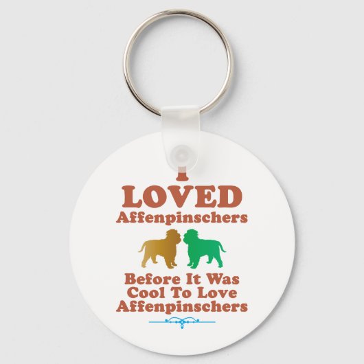 Porte-clés Affenpinscher (Recto)