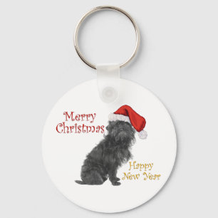 Porte-clés Affenpinscher Noël