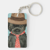 Porte-clés Affenpinscher Papa (Dos)