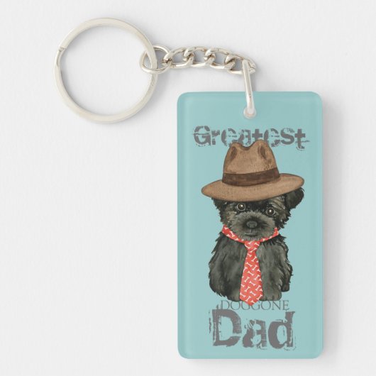 Porte-clés Affenpinscher Papa (Devant)