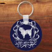 Porte-clés Affenpinscher Patiné classique (Recto)
