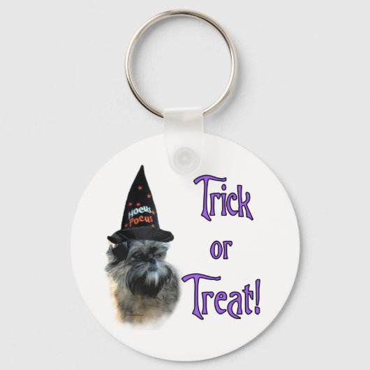 Porte-clés Affenpinscher Trick (Recto)