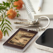 Porte-clés Affiche chaude de théâtre de cirque de ballon à (Devant droit)