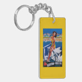 Porte-clés Affiche de voyage de marina de Massa (Devant gauche)