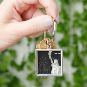 Porte-clés Affiche De Voyage Pour Vol Northwest Airlines