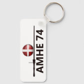 Porte-clés Affiche logo AMHE du 74 (Verso)
