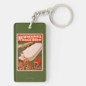 Porte-clés Affiche magique célèbre d'exposition de tente de (Dos)