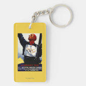 Porte-clés Affiche olympique de publicité de 1936 jeux (Dos)