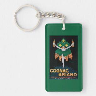 Porte-clés Affiche promotionnelle de Briand de cognac