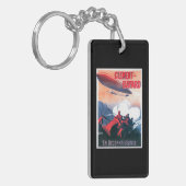 Porte-clés Affiche promotionnelle de dirigeable d'Adjudant (Devant gauche)