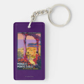 Porte-clés Affiche promotionnelle de voyage (Dos)