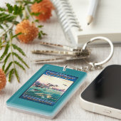 Porte-clés Affiche promotionnelle décommandée d'avion de (Devant droit)