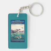 Porte-clés Affiche promotionnelle décommandée d'avion de (Dos)