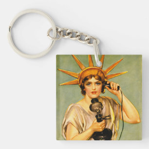 Porte-clés Affiche vintage de la Première Guerre mondiale Hel