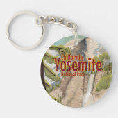 Porte-clés Affiche vintage de Yosemite (Devant)