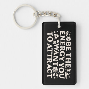 Porte-clés Affirmations de manifestation loi d'attraction