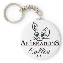 Affirmations Porte - clé café