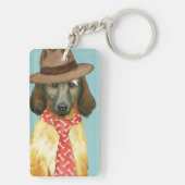 Porte-clés Afghan Hound Papa (Dos)