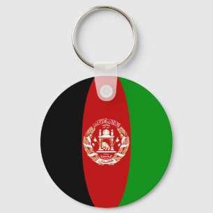 Porte-clés Afghanistan Porte - clé du drapeau Fisheye