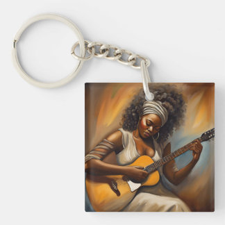 Porte-clés Africaine Américaine Porte - clé