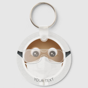 Porte-clés African American Doctor Emoji