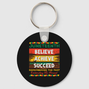 Porte-clés African American Pride JunetDix Croire Réussir