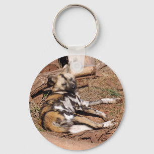 Porte-clés african-wild-dog-018