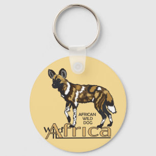 Porte-clés African wild dog. Wild Africa