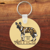 Porte-clés African wild dog Wild Africa (Recto)