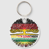 Porte-clés Afrique Afrique Allemand Baum Racines (Verso)