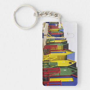Porte-clés Afrique du Sud, Cap-Occidental, St James. Coloré