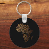 Porte-clés afrique empreinte histoire noire junenth (Recto)
