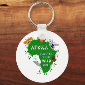 Porte-clés Afrique sauvage (Recto)