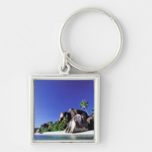 Porte-clés Afrique, Seychelles, île de La Digue. Granite 3