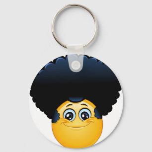 Porte-clés afro émoji