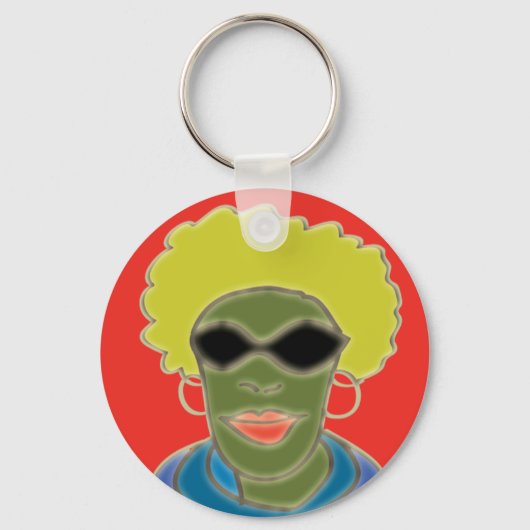 Porte-clés Afro-gauche (Recto)