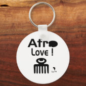 Porte-clés Afro Love avec DUAFE (Recto)