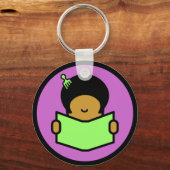 Porte-clés Afro Reader - Porte - clé (Recto)