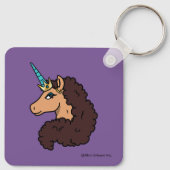 Porte-clés Afro Unicorn | Divin (Dos)