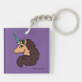 Porte-clés Afro Unicorn | Divin (Dos)