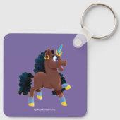 Porte-clés Afro Unicorn | La magie (Dos)