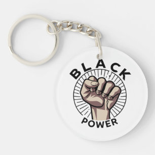Porte-clés Afrocentrique Black Power