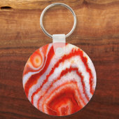 Porte-clés Agate orange sang. (Recto)