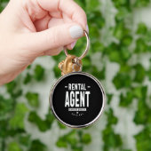 Porte-clés Agent de location Titre du travail Cadeau (Main)